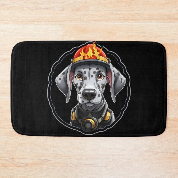 Item preview, Firefighter Great Dane designed and sold by CUTEDOGGIEZ.
