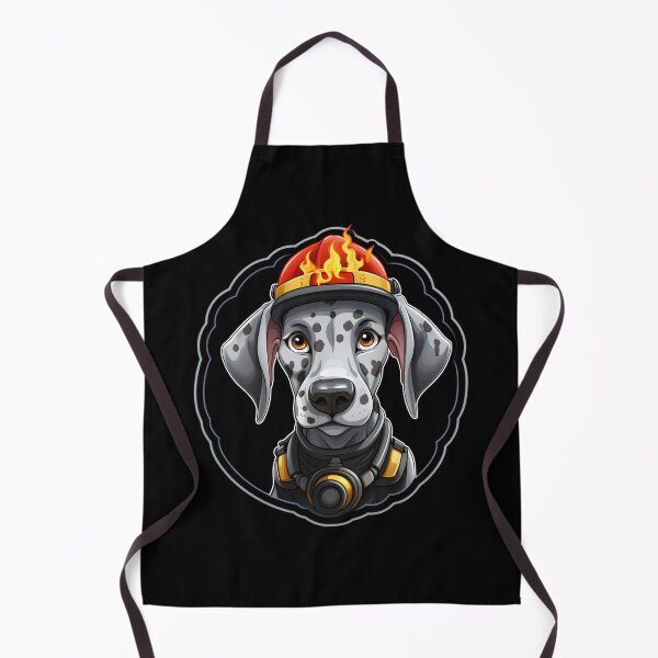 Item preview, Firefighter Great Dane designed and sold by CUTEDOGGIEZ.