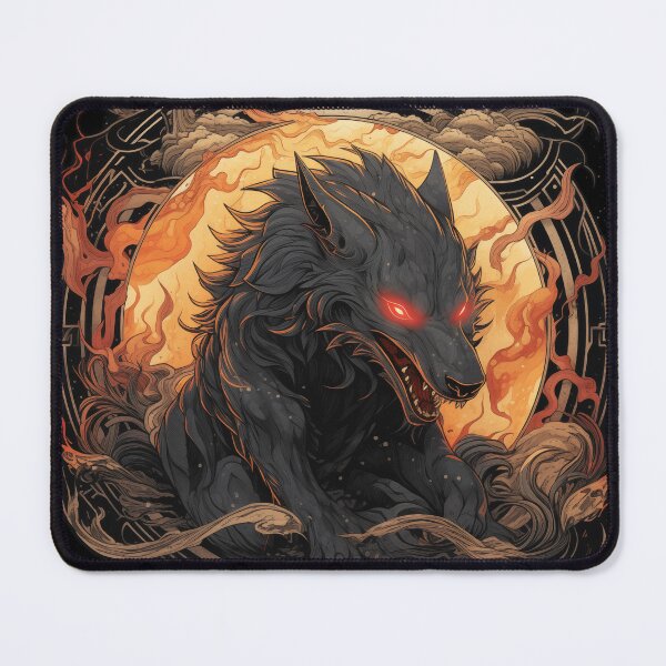 Item preview, Fenrir Nordic mythology designed and sold by geekdrobe.