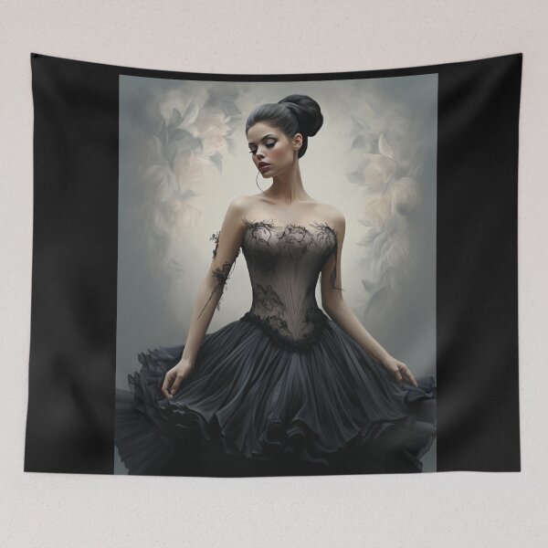 Item preview, Black Swan Ballet Elegance: A Graceful Dance of Art designed and sold by Cris888.
