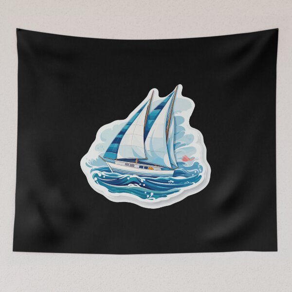 Item preview, Sailboat - Illustration designed and sold by MrERNST.