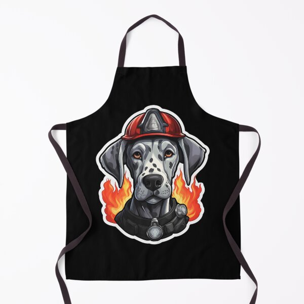 Item preview, Firefighter Dane Puppy designed and sold by CUTEDOGGIEZ.