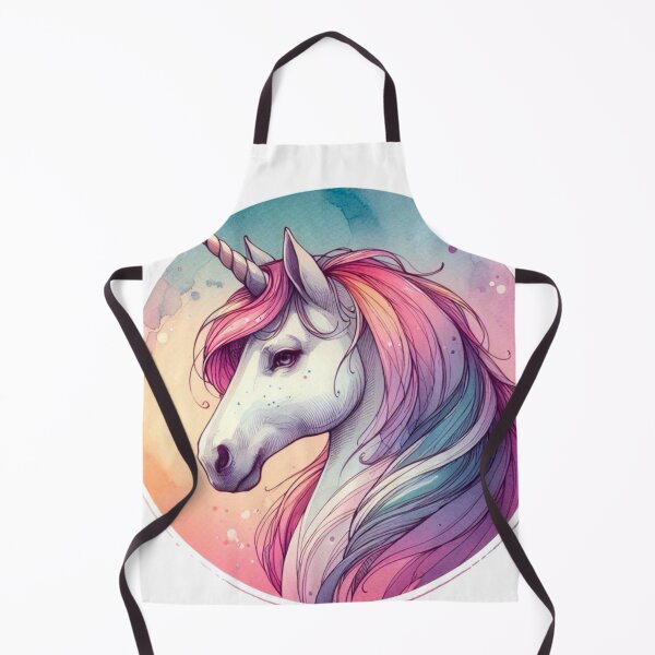 Item preview, Rainbow Unicorn - Watercolor Painting designed and sold by Star-Fragment.