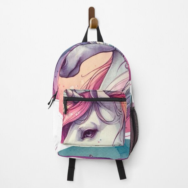Item preview, Rainbow Unicorn - Watercolor Painting designed and sold by Star-Fragment.