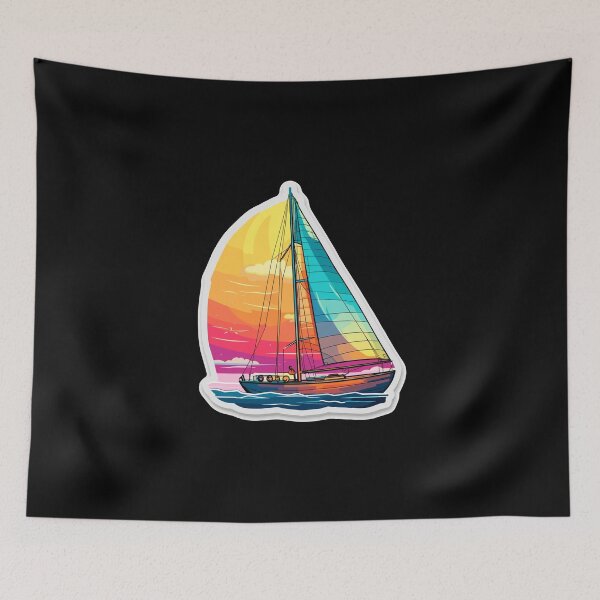 Item preview, Sailboat - Illustration designed and sold by MrERNST.
