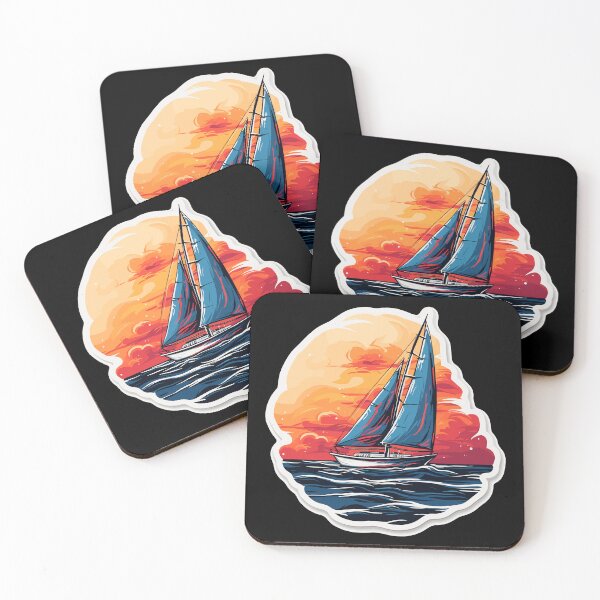 Aperçu de l'œuvre Sailboat - Illustration créée et vendue par MrERNST.