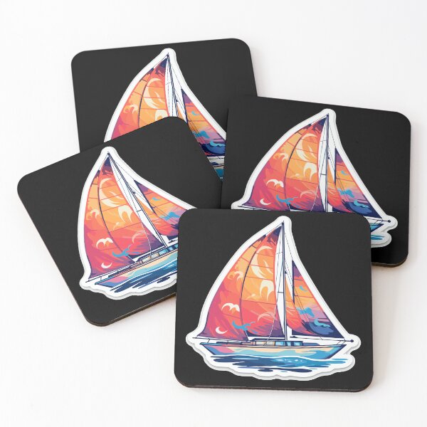 Aperçu de l'œuvre Sailboat - Illustration créée et vendue par MrERNST.
