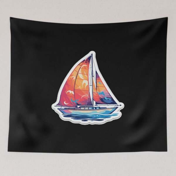 Item preview, Sailboat - Illustration designed and sold by MrERNST.
