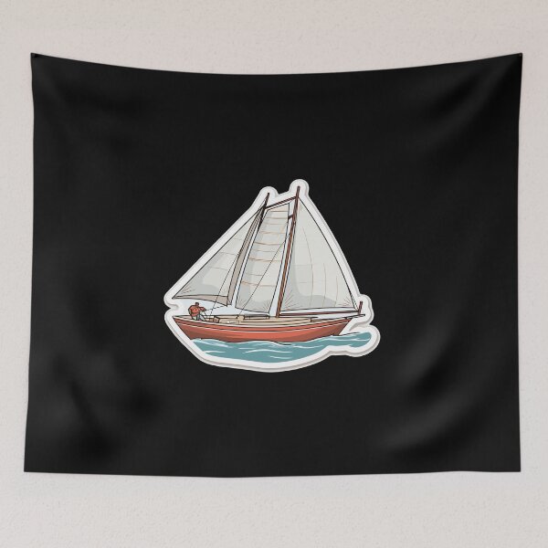 Item preview, Sailboat - Illustration designed and sold by MrERNST.