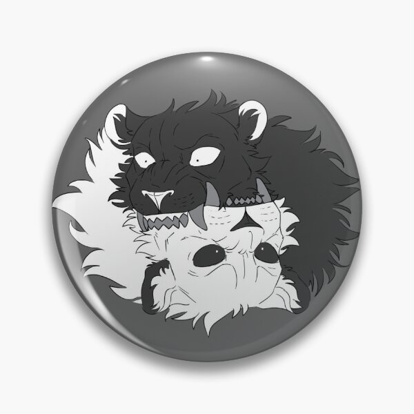 Item preview, Yin Yang Lions Headshot Reversed designed and sold by Kateshadowlion.