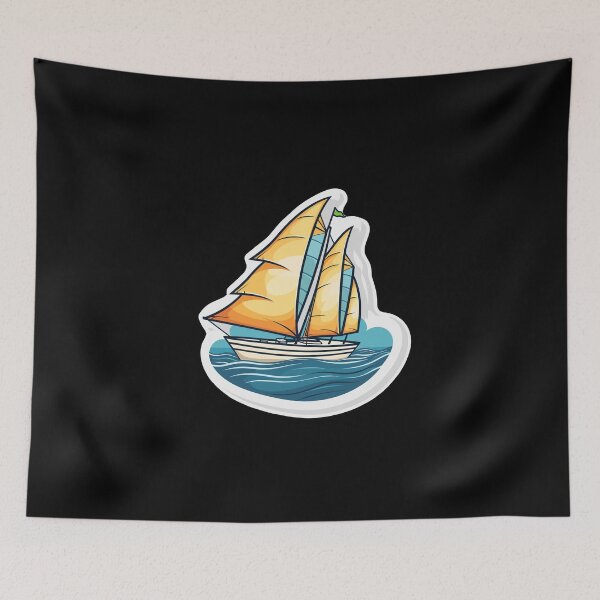Item preview, Sailboat - Illustration designed and sold by MrERNST.