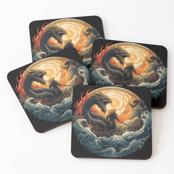 Item preview, Thor Battling Jormungandr designed and sold by geekdrobe.