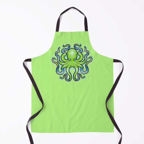Item preview, Green and  blue octopus designed and sold by weilertsen.