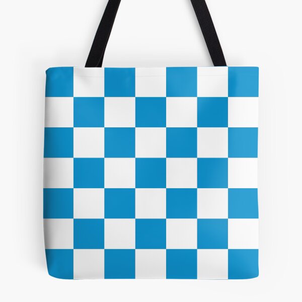 Item preview, Checkered (XL Squares) Light Blue and White designed and sold by Tree45.
