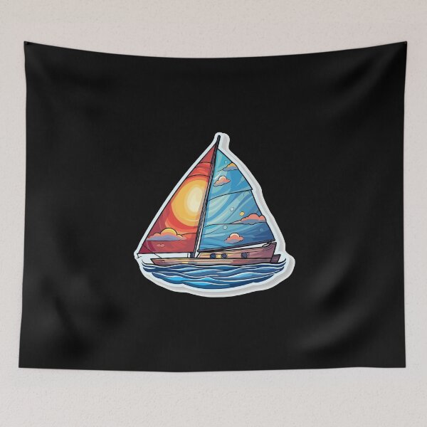 Item preview, Sailboat - Illustration designed and sold by MrERNST.