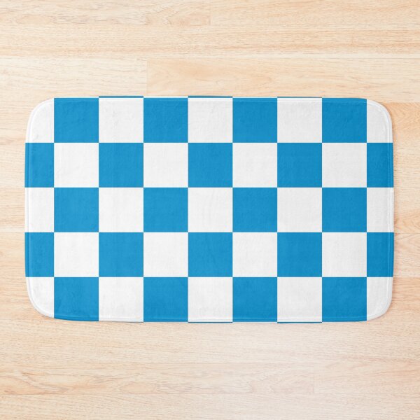 Item preview, Checkered (XL Squares) Light Blue and White designed and sold by Tree45.