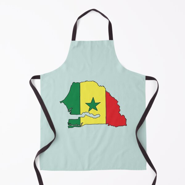 Item preview, Senegal country shape flag designed and sold by Rachael Taylor.