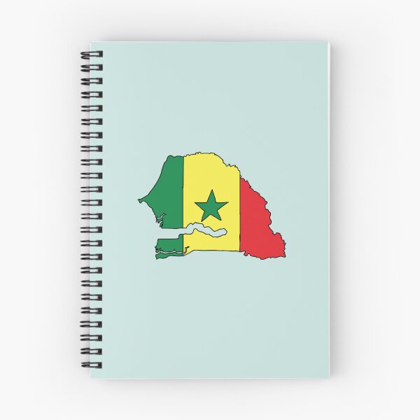 Item preview, Senegal country shape flag designed and sold by Rachael Taylor.