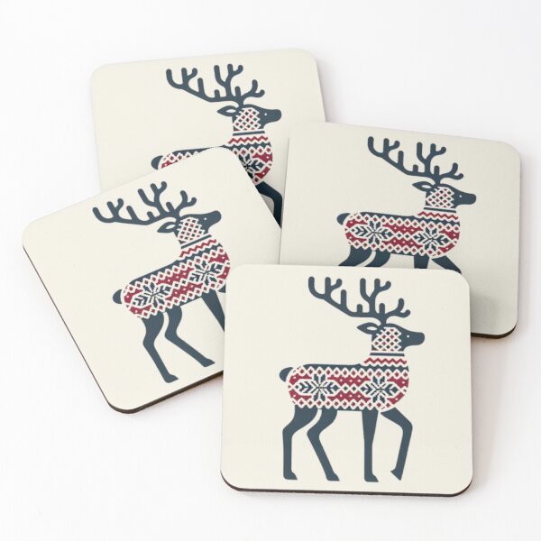 Item preview, Xmas Reindeer Plaid Pattern designed and sold by Chaput Store.