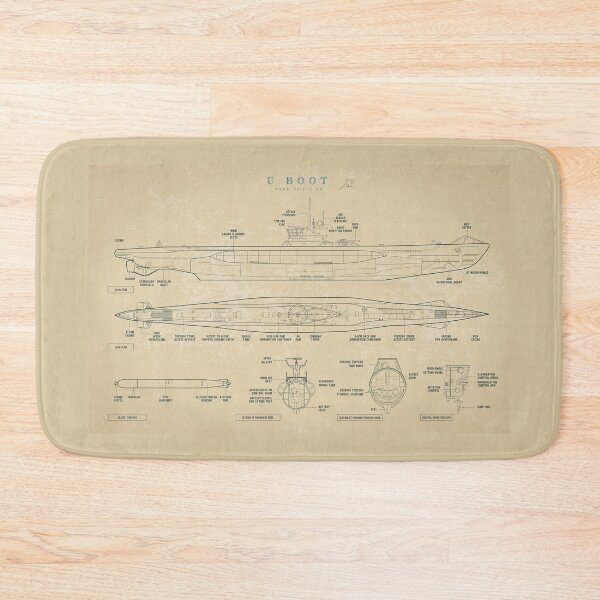 Item preview, Das Boot: U-Boot Type VIIC (U-96) Parchment designed and sold by BGALAXY.