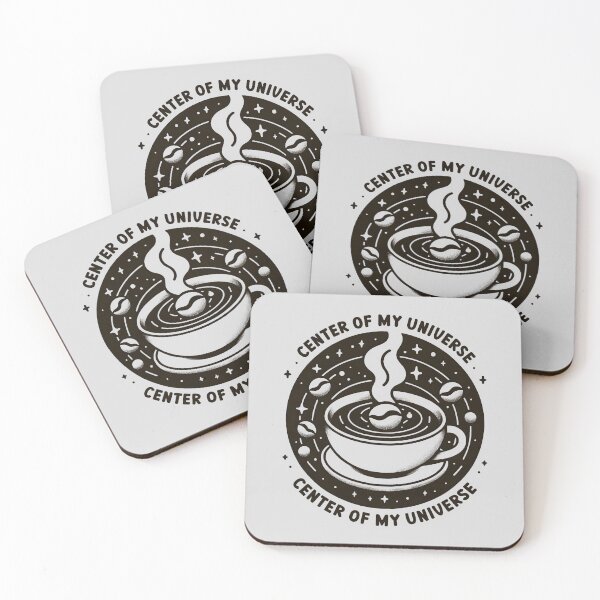 Item preview, Coffee, Center of my universe, I love coffe beans designed and sold by Cerulean-Shop.