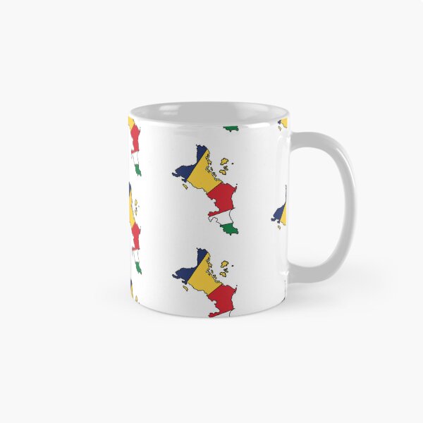 Item preview, Seychelles country shape flag designed and sold by Rachael Taylor.