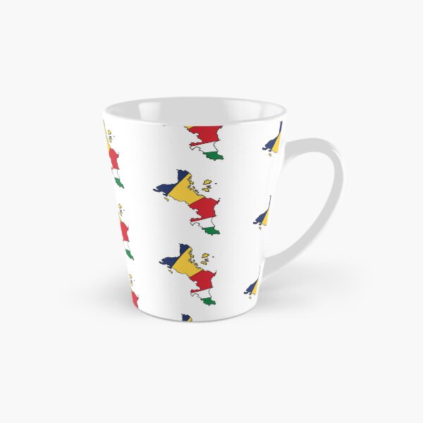 Item preview, Seychelles country shape flag designed and sold by Rachael Taylor.