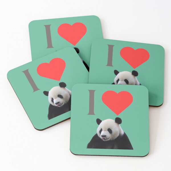 Item preview, I <3 Pandas designed and sold by Holy JM Designs.