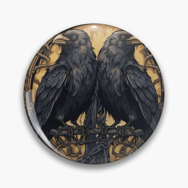 Item preview, Odin Ravens Huginn and Muninn designed and sold by geekdrobe.