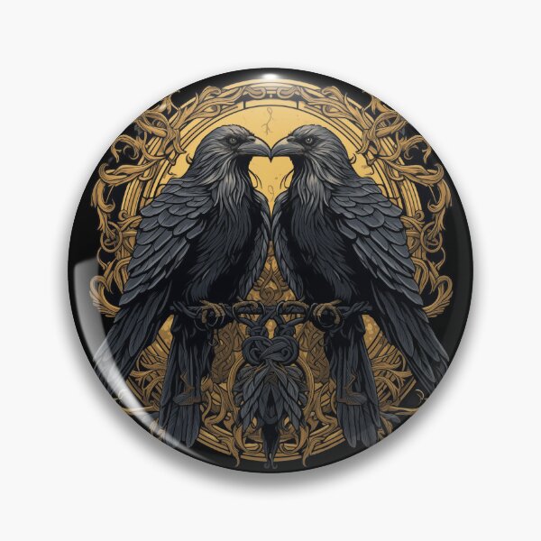 Item preview, Odin Ravens Huginn and Muninn designed and sold by geekdrobe.