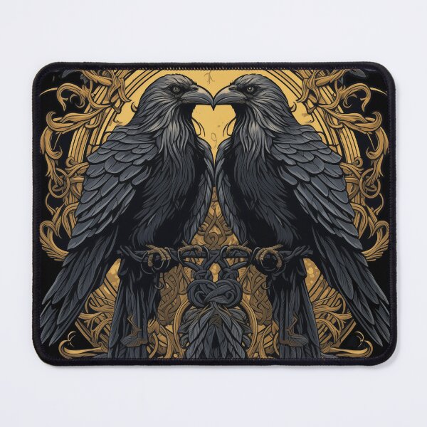 Item preview, Odin Ravens Huginn and Muninn designed and sold by geekdrobe.