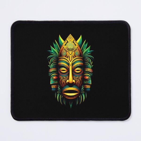 Item preview, Maya mask, Mexico mask, Mayan deity, alien mask, tribal mask, psytrance mask, Aztec mask, Indigenous art, Ritualistic mask, Shamanic mask Mesoamerican culture designed and sold by psytrancedesign.