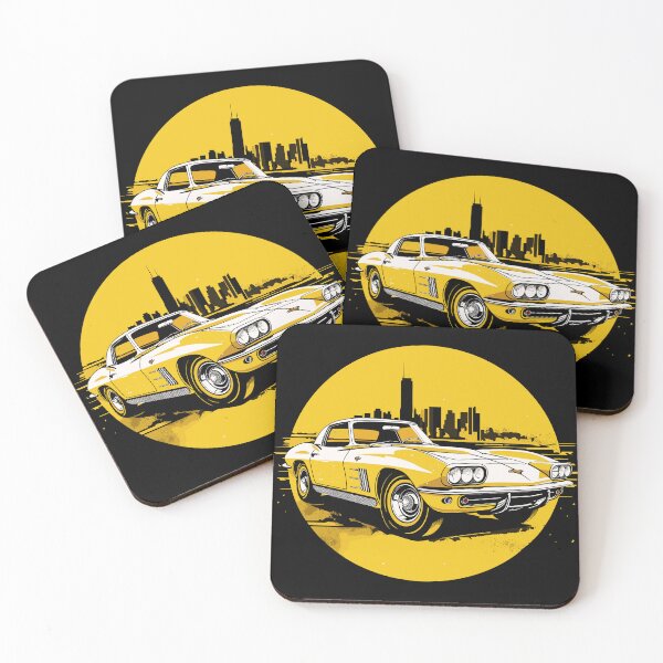 Item preview, Yellow corvette designed and sold by GNDLF THE GREY.