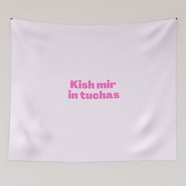 Item preview, Yiddish Kish Mir in Tuchas Pink! designed and sold by NJGDesigns.