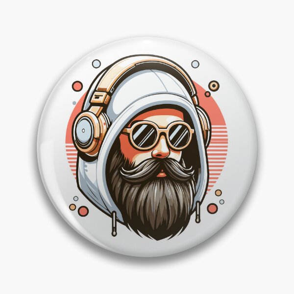 Item preview, Musik Lover mit Bart designed and sold by netrok.