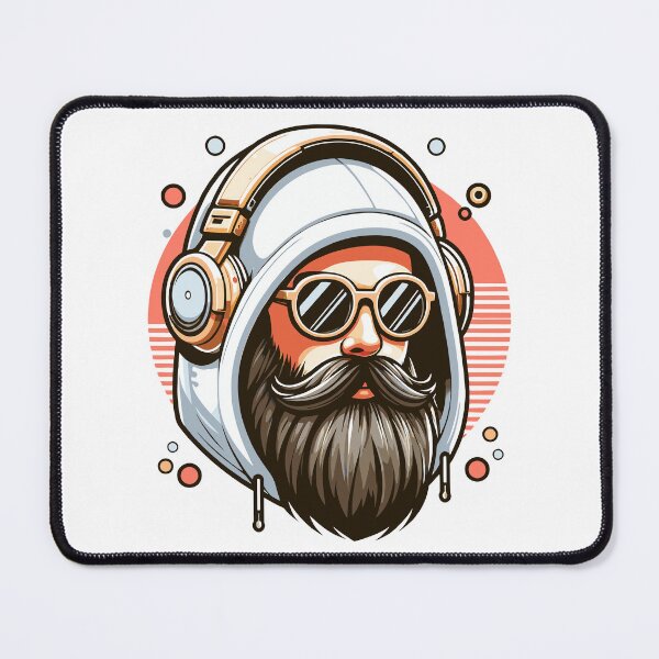 Item preview, Musik Lover mit Bart designed and sold by netrok.