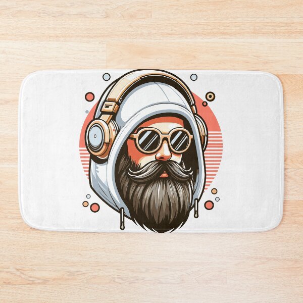 Item preview, Musik Lover mit Bart designed and sold by netrok.
