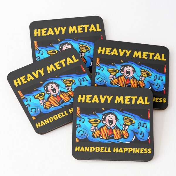 Item preview, Heavy Metal Handbell Happiness designed and sold by CelticClapper.