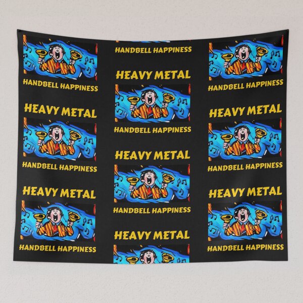 Item preview, Heavy Metal Handbell Happiness designed and sold by CelticClapper.