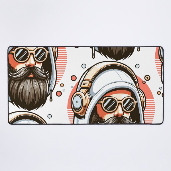 Item preview, Musik Lover mit Bart designed and sold by netrok.