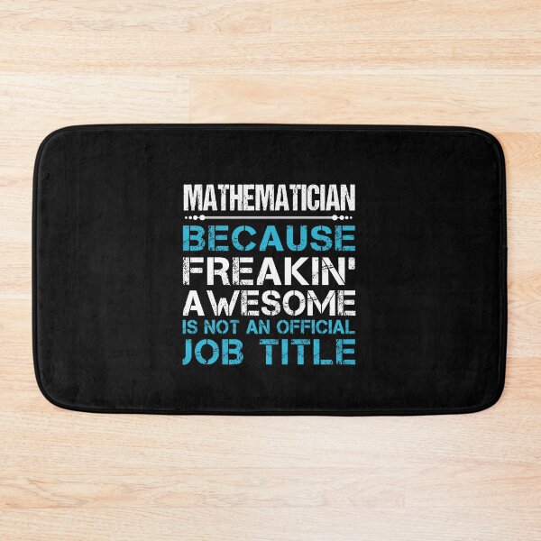Item preview, Mathematician - Freaking Awesome designed and sold by alphatinost.