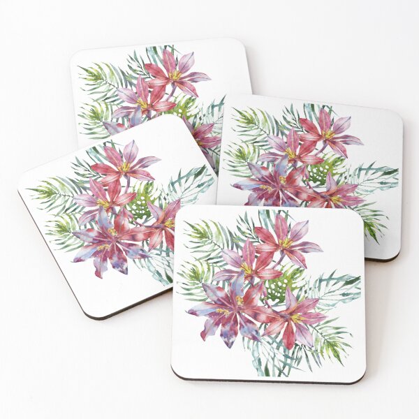 Artikelvorschau, Exotische tropische Blumen entworfen und verkauft von Blink Art Studio.