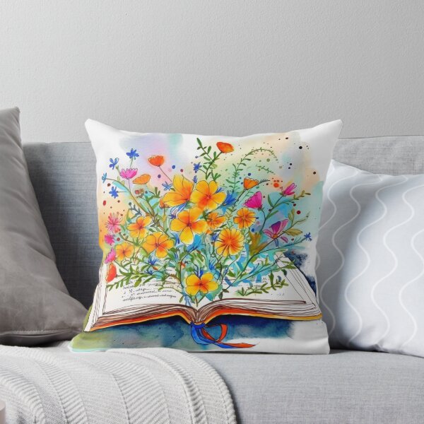 Item preview, Open Book With Flowers 2 designed and sold by Walker Miller Designs.