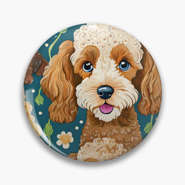 Item preview, Cute cockapoo Pattern designed and sold by PupJoy.