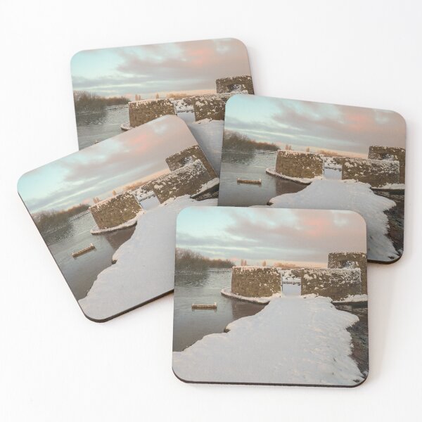 Item preview, Sunrise at Chasewater Castle, Staffordshire, UK designed and sold by rawshutterbug.