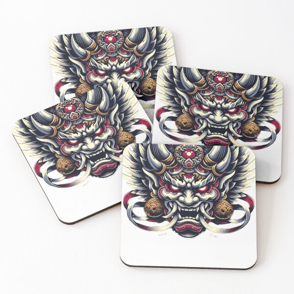 Item preview, Oni's Menacing Gaze: Guardian Mask designed and sold by OniFeathers.