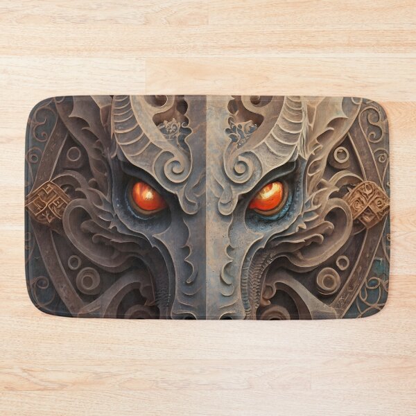 Item preview, Gargoyle Dragon's Eyes Stone Relief  designed and sold by DragonRealms.