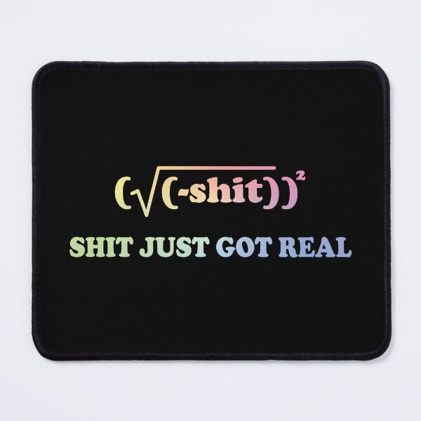 Item preview, Shit Just Got Real designed and sold by ScienceCorner.