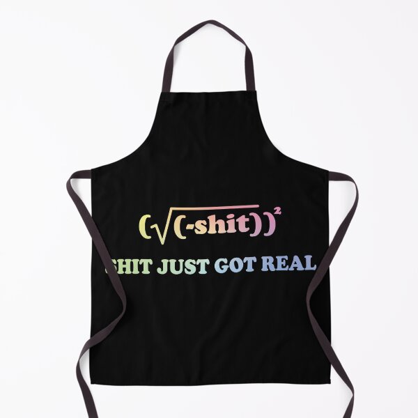 Item preview, Shit Just Got Real designed and sold by ScienceCorner.
