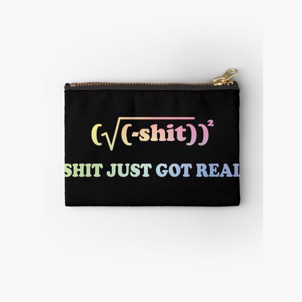 Item preview, Shit Just Got Real designed and sold by ScienceCorner.